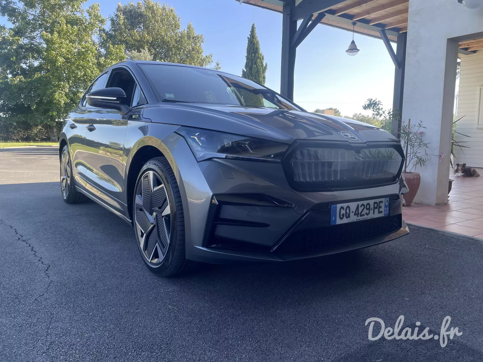 Škoda Enyaq Coupé iV Gris Graphite RS