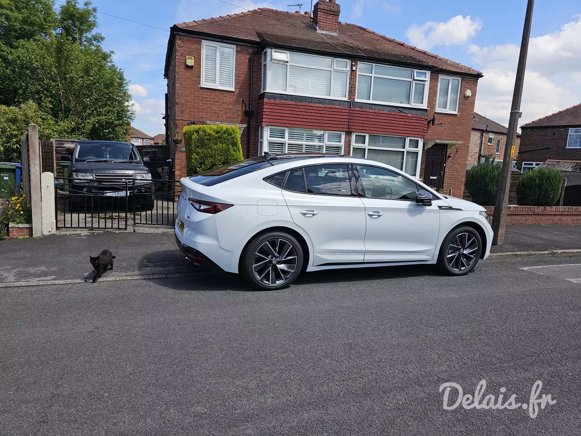 Škoda Enyaq Blanc Lune Sportline