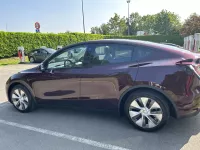 Tesla Model Y Midnight Cherry Red Grande Autonomie de cnath59