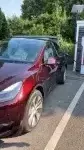 Tesla Model Y Midnight Cherry Red Grande Autonomie de PhilVac