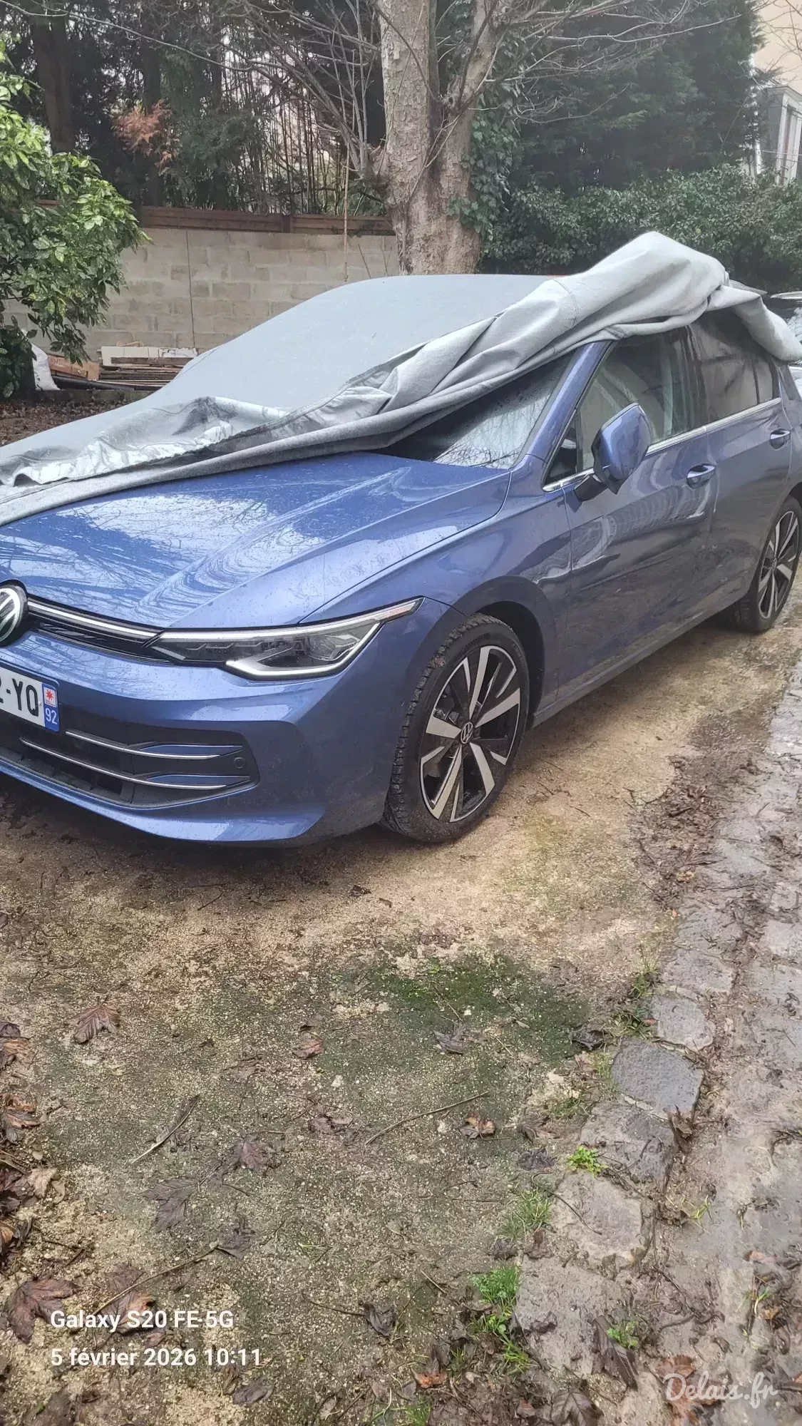 Volkswagen Golf Bleu Anémone Style