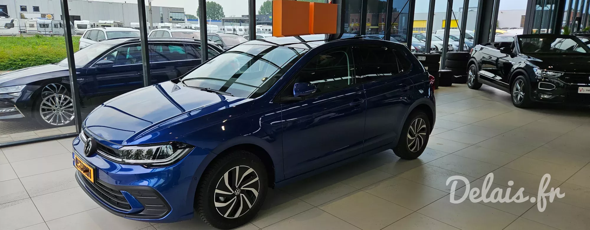 Volkswagen Polo Bleu Récif Polo Life Plus